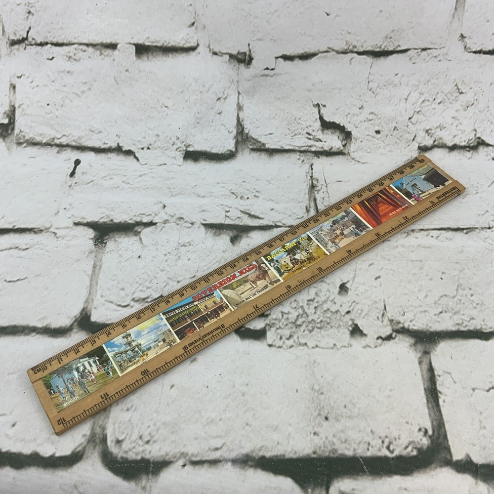 Sovereign Hill Ballarat Vic Collectible Wooden Ruler Travel Souvenir